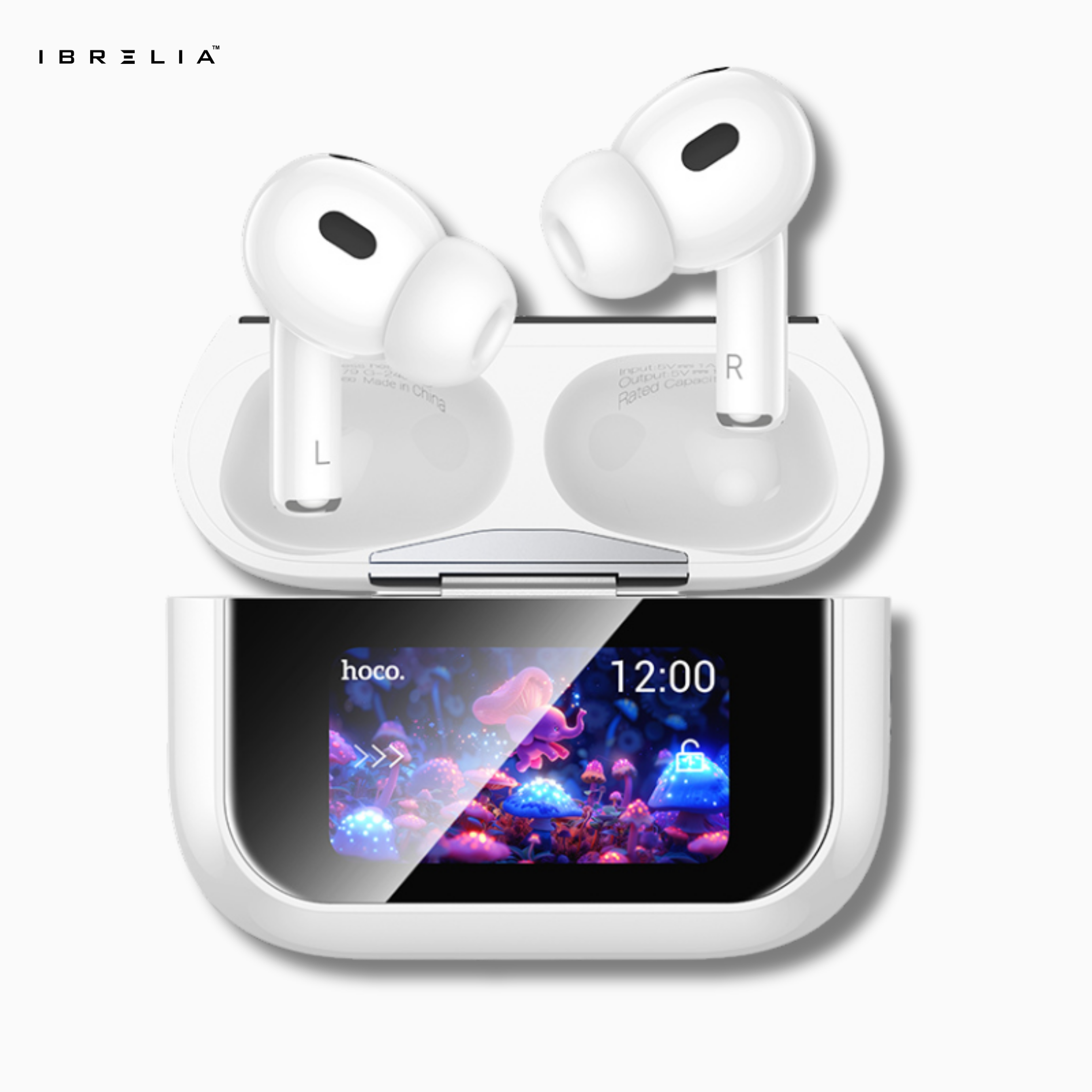 HOCO EW79 Bright True Wireless ANC Earbuds with Touch Screen Case | Bluetooth 5.4 | IBRELIA™