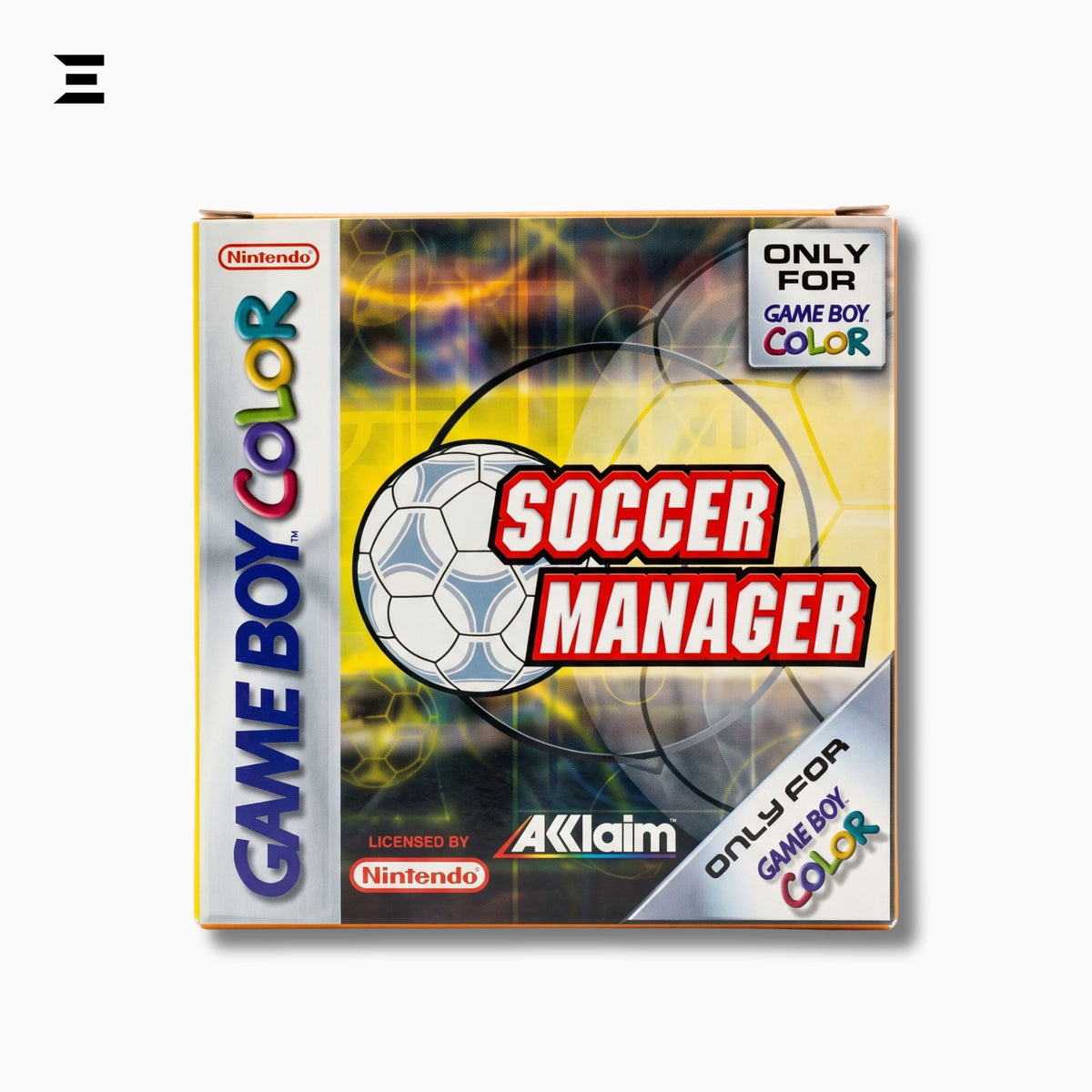 Soccer Manager | Nintendo Game Boy Color | Original Acclaim Football Management Game | Complete Box