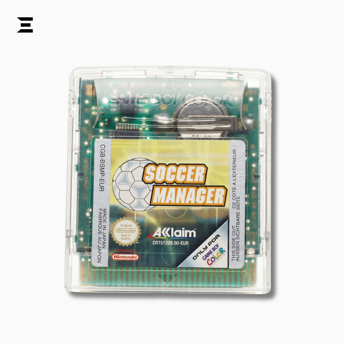 Soccer Manager | Nintendo Game Boy Color | Original Acclaim Football Management Game | Complete Box