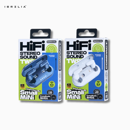 REMAX CozyBuds SH01 TWS Bluetooth Earbuds | HiFi Stereo Sound | Compact Mini Design | IBRELIA™