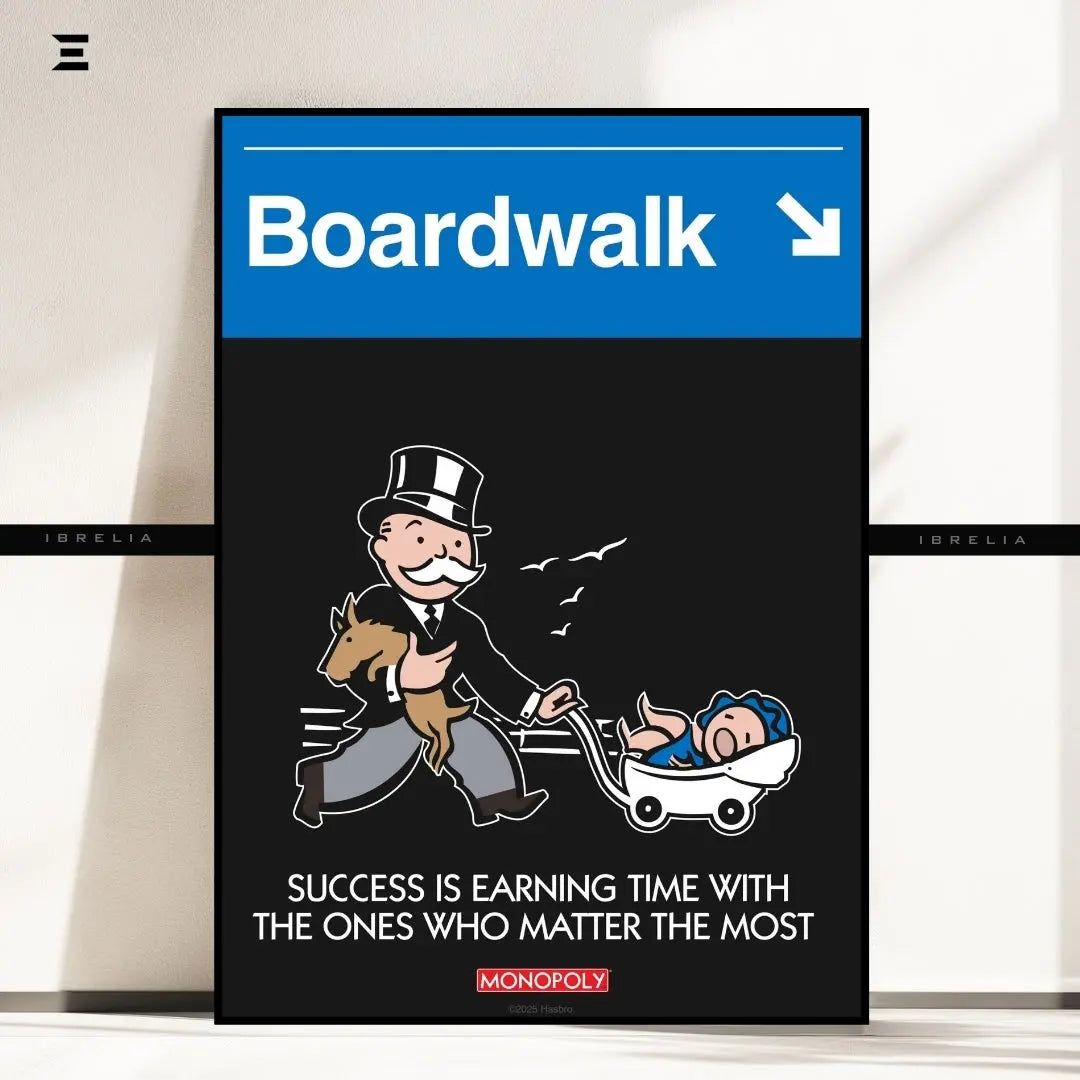 Monopoly “Boardwalk” Resin Wall Art – Collectible Frame | IBRELIA IBRELIA