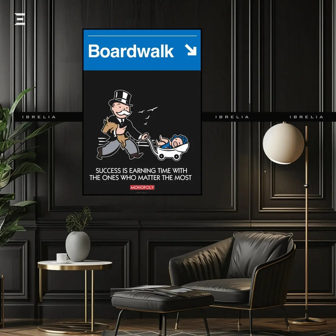 Monopoly “Boardwalk” Resin Wall Art – Collectible Frame | IBRELIA IBRELIA