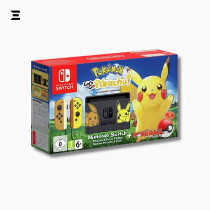 Nintendo Switch Pokémon Let’s Go Pikachu & Eevee Edition | Special Edition Console | Poké Ball Plus | Complete Box Set