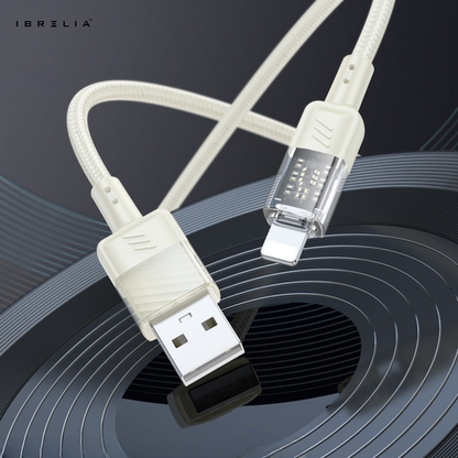 HOCO U129 Spirit Transparent 2.4A Charging Cable (USB-A to iPhone) | IBRELIA™