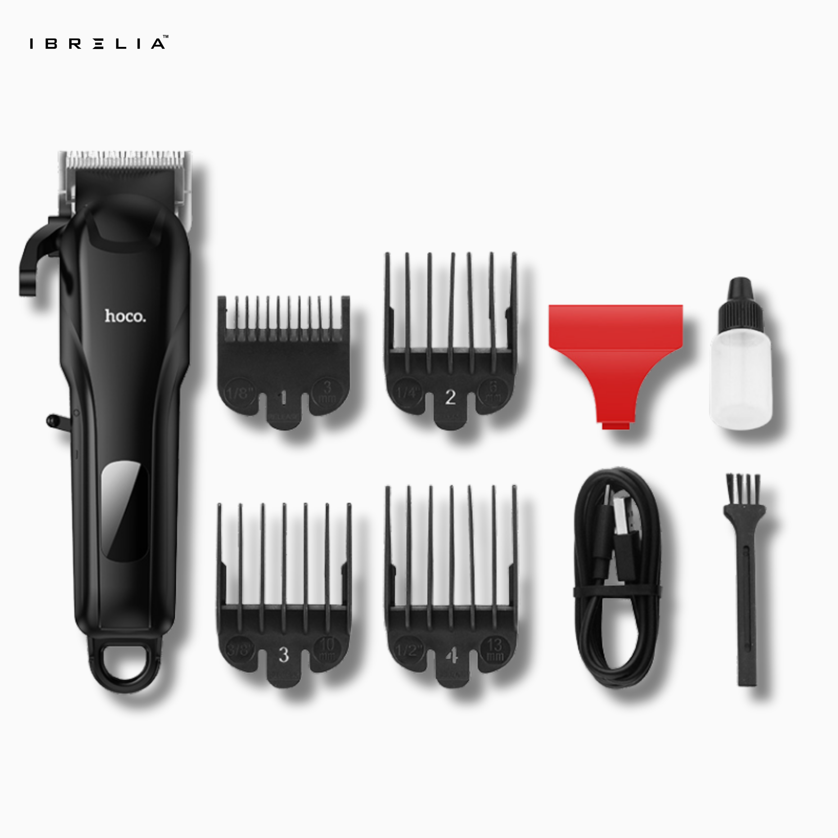 HOCO HP24 Electric Hair Clipper with Digital Display | 7500 RPM Motor | 2000mAh Battery | IBRELIA™
