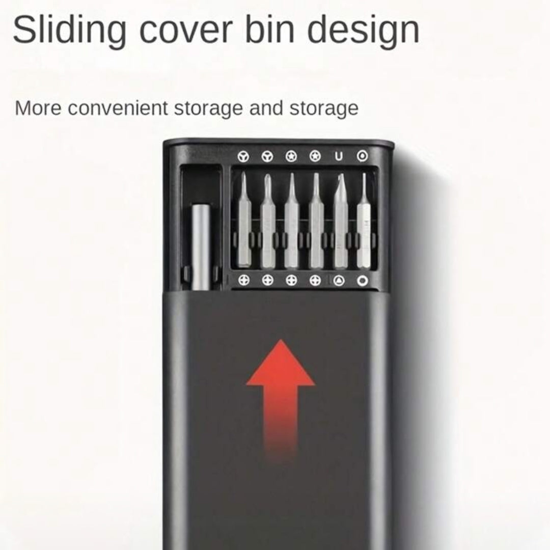 25-in-1 Precision Screwdriver Set – Compact Multi-Bit Repair Tool Kit IBRELIA