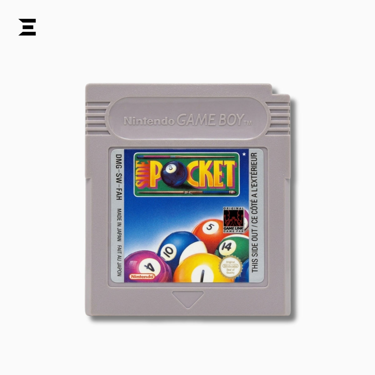 Side Pocket | Nintendo Game Boy | Original Billiards & Pool Game | Made in Japan | Cartridge Only