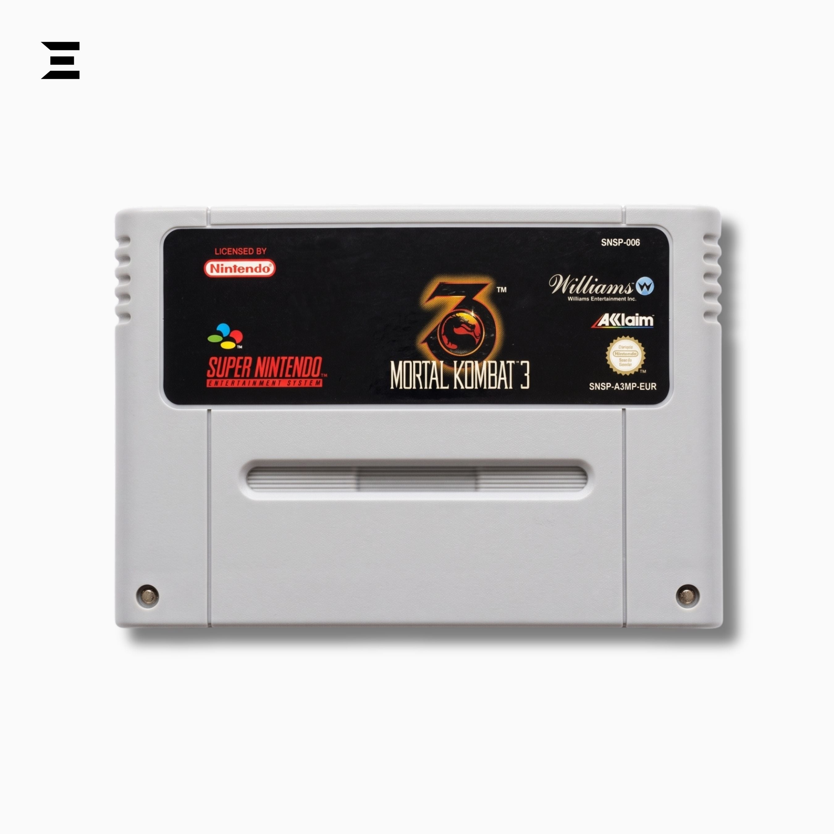Mortal Kombat 3 | Super Nintendo SNES | Original PAL EUR Cartridge | Williams & Acclaim | Cartridge Only