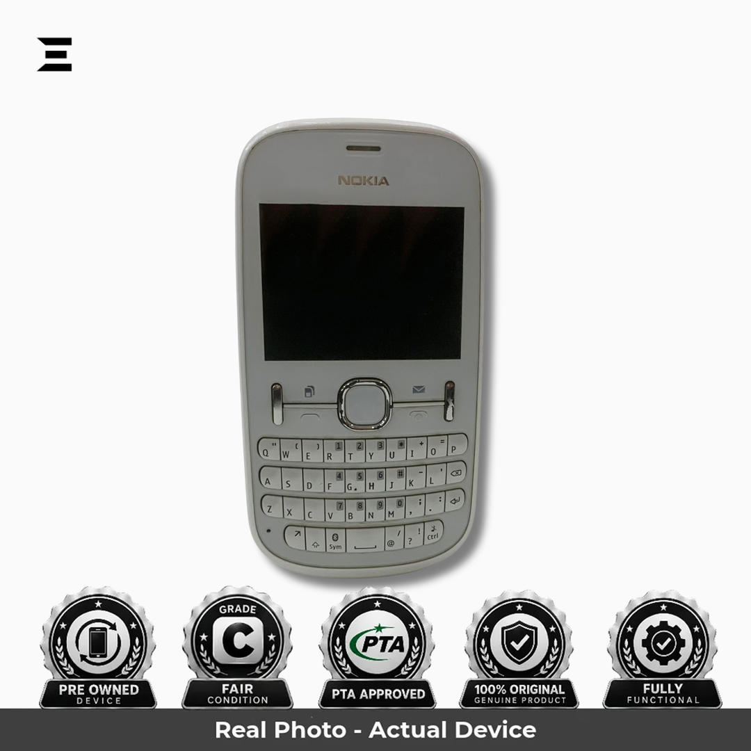 Nokia Asha 200 | White | Pre-Owned | Grade A | PTA Approved