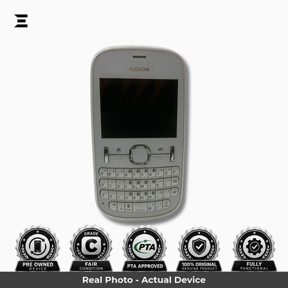 Nokia Asha 200 | White | Pre-Owned | Grade A | PTA Approved