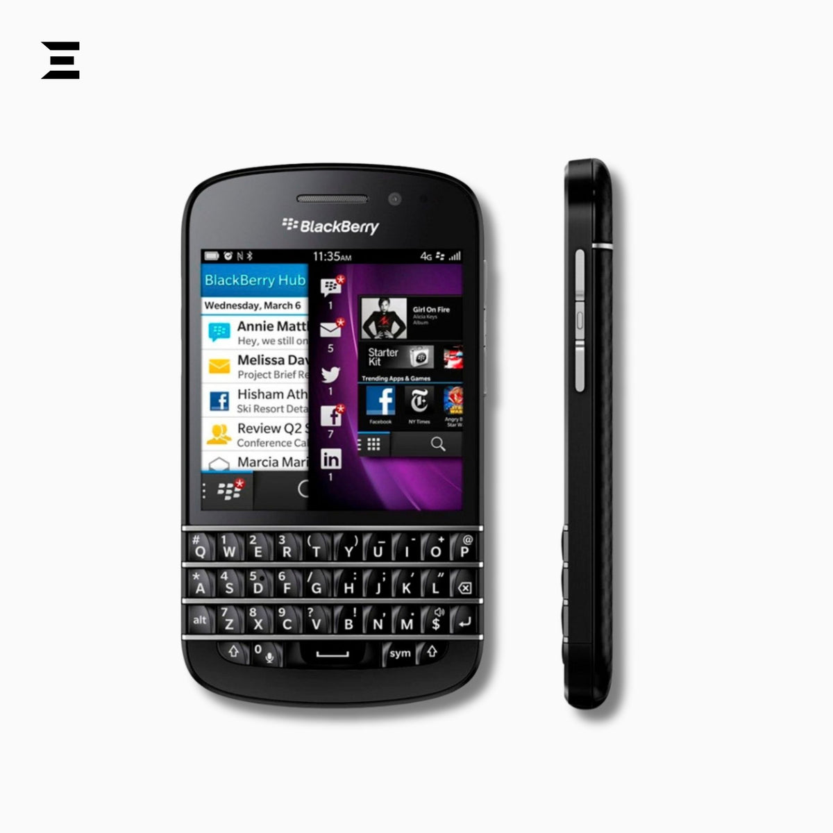 BlackBerry Q10 SQN100-3 Black | Brand New | Complete Original Box & Accessories | Classic QWERTY Smartphone
