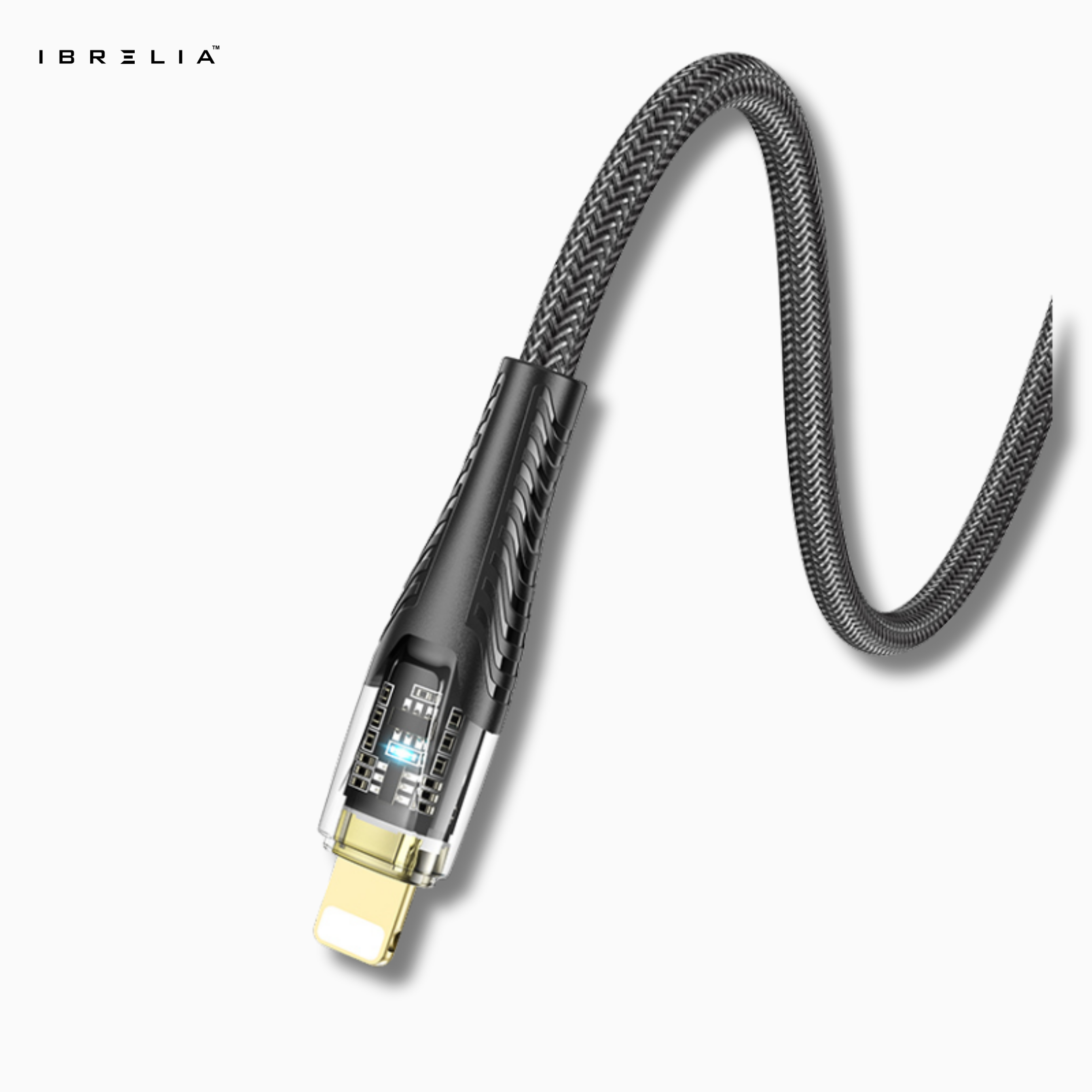 HOCO U121 Transparent Discovery Edition PD 27W Charging Cable (USB-C to iP) | IBRELIA™