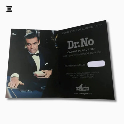 James Bond 007 Dr. No Casino Plaque Set – Limited Edition Prop Replica by Factory Entertainment IBRELIA