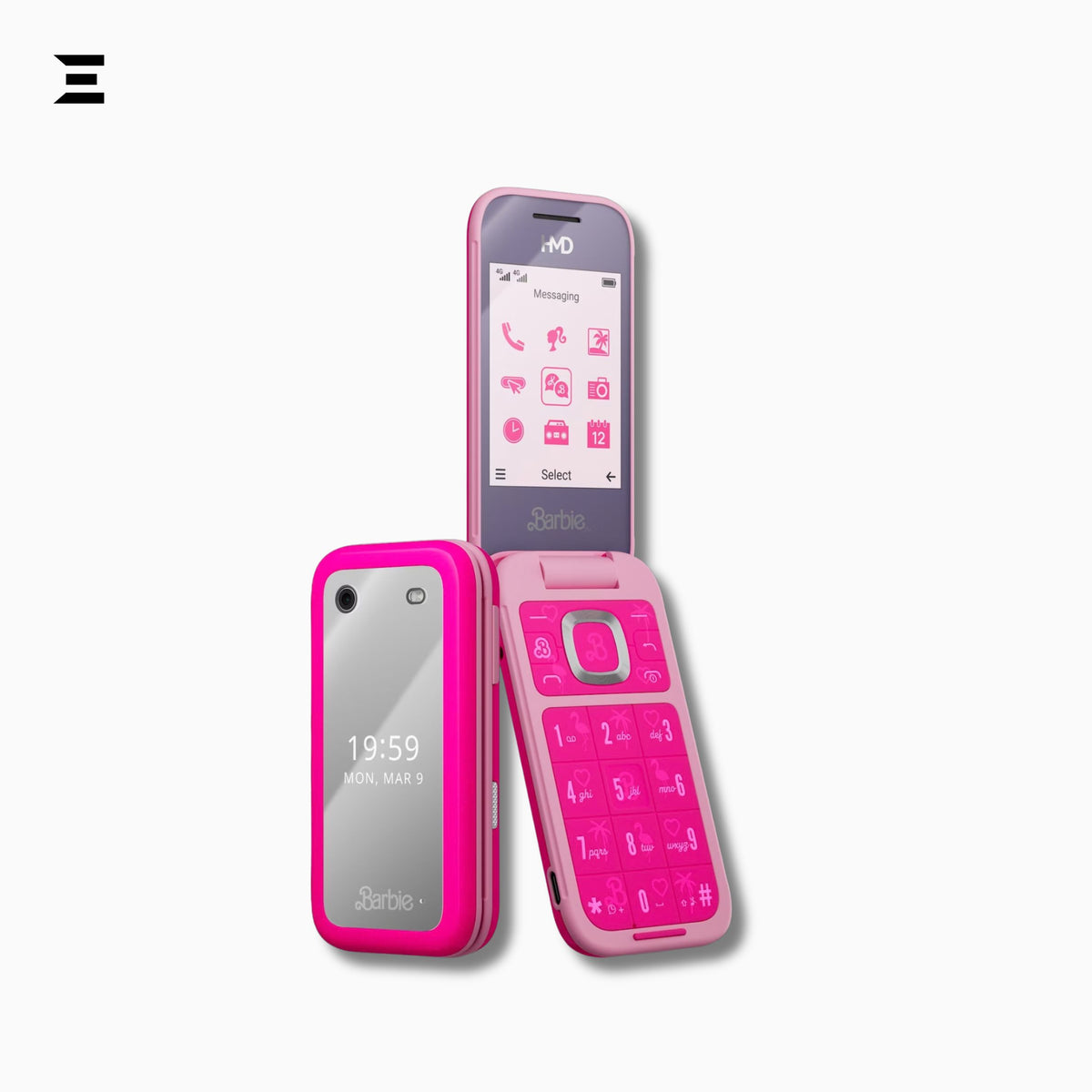 HMD Barbie Phone TA-1681 DS Pink | Brand New Sealed Pack | Complete Box & Accessories | Official Barbie Flip Phone