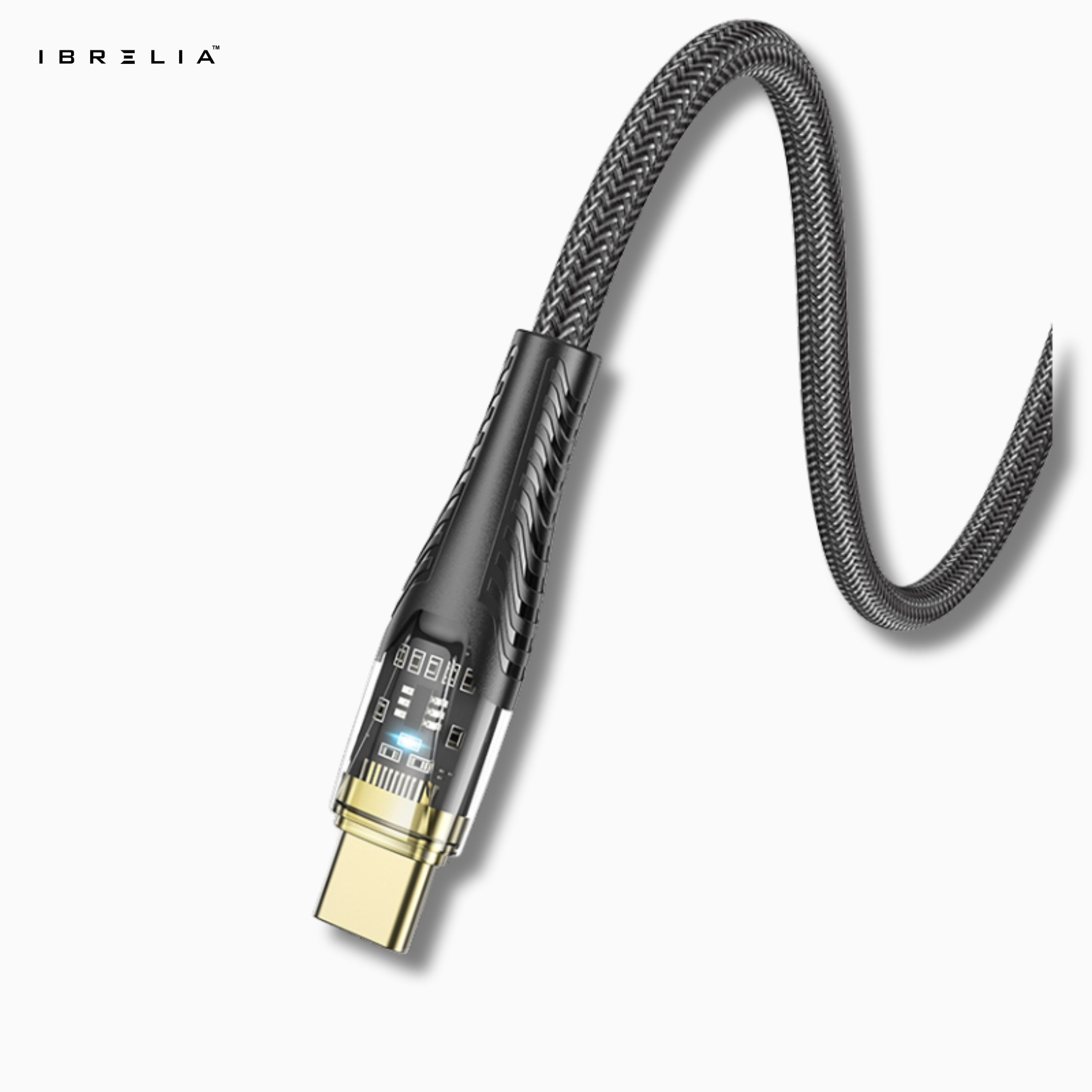 HOCO U121 Transparent Discovery Edition 60W Charging Data Cable (USB-C to USB-C) | IBRELIA™