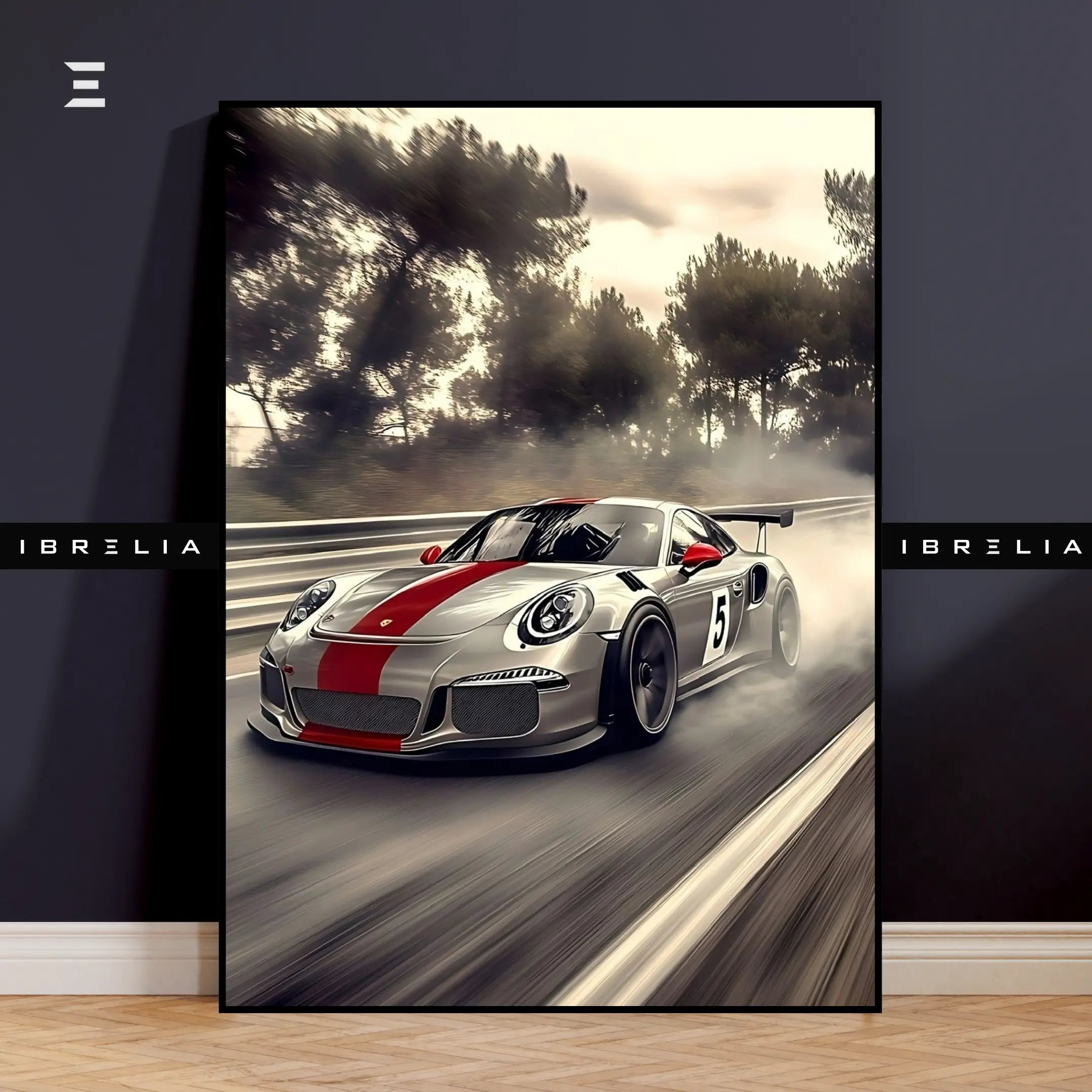 Porsche Racing Resin Wall Art – “Track Beast” Edition | IBRELIA IBRELIA