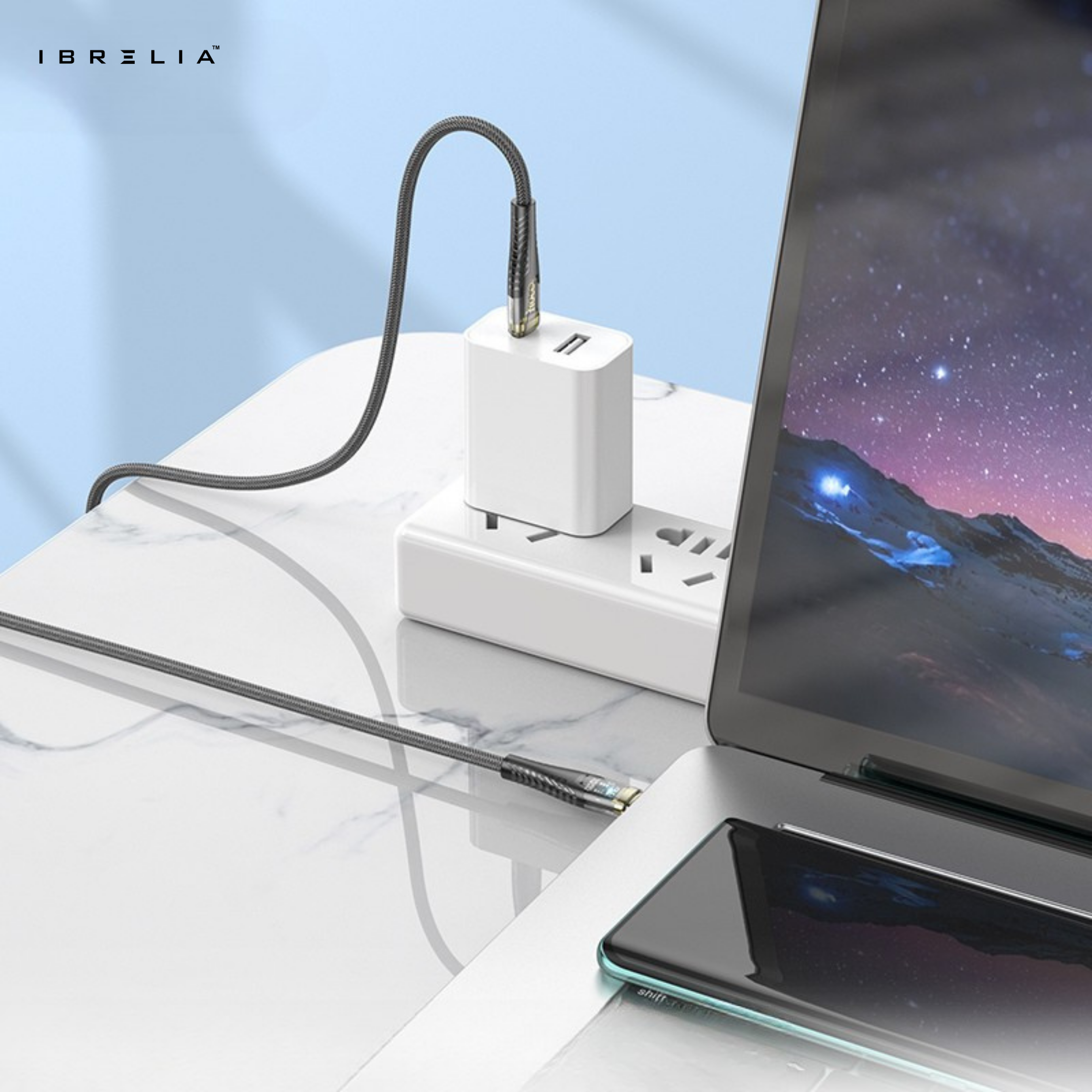 HOCO U121 Transparent Discovery Edition 60W Charging Data Cable (USB-C to USB-C) | IBRELIA™