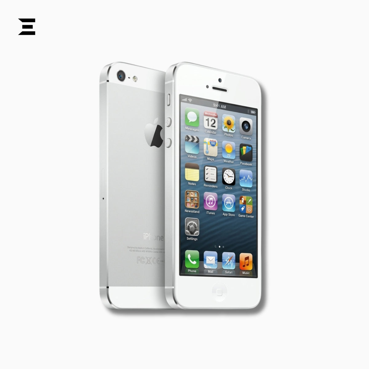 Apple iPhone 5 32GB White & Silver | Pre-Owned | Original Classic Apple iPhone | Phone Only – No Accessories