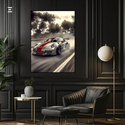 Porsche Racing Resin Wall Art – “Track Beast” Edition | IBRELIA IBRELIA