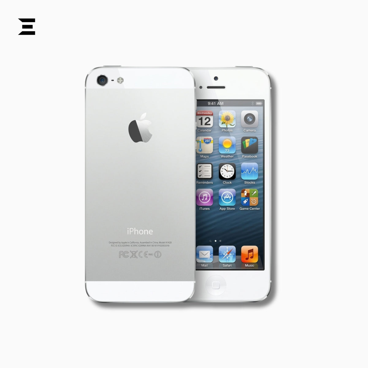 Apple iPhone 5 32GB White & Silver | Pre-Owned | Original Classic Apple iPhone | Phone Only – No Accessories
