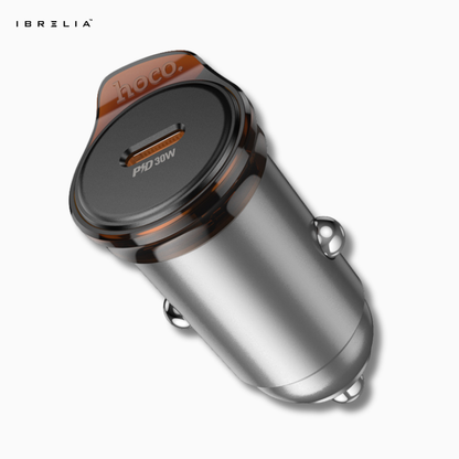 HOCO NZ16 Rigorous PD30W Mini Car Charger | 30W Fast Charging | IBRELIA™