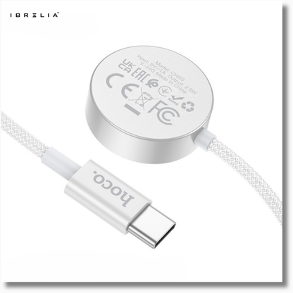 HOCO Magnetic Wireless Watch Charger CW59 – Apple Watch Fast Charging (1–9, SE/SE2, Ultra/Ultra 2) | IBRELIA