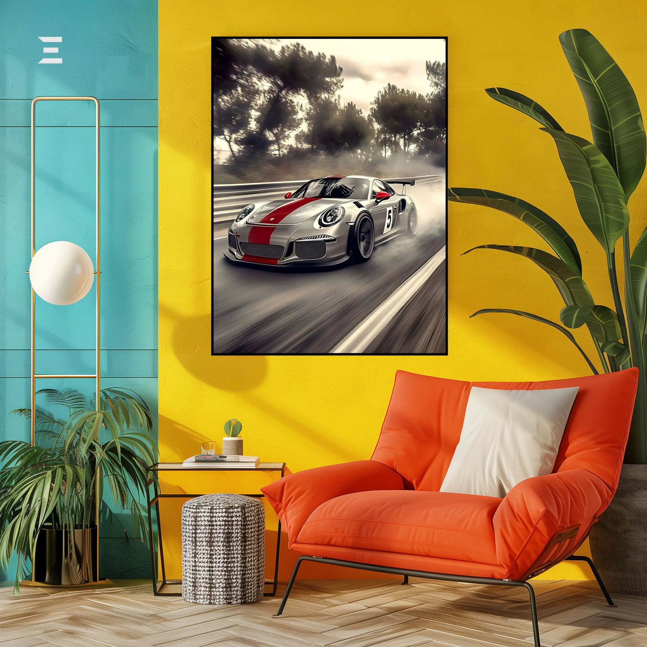 Porsche Racing Resin Wall Art – “Track Beast” Edition | IBRELIA IBRELIA