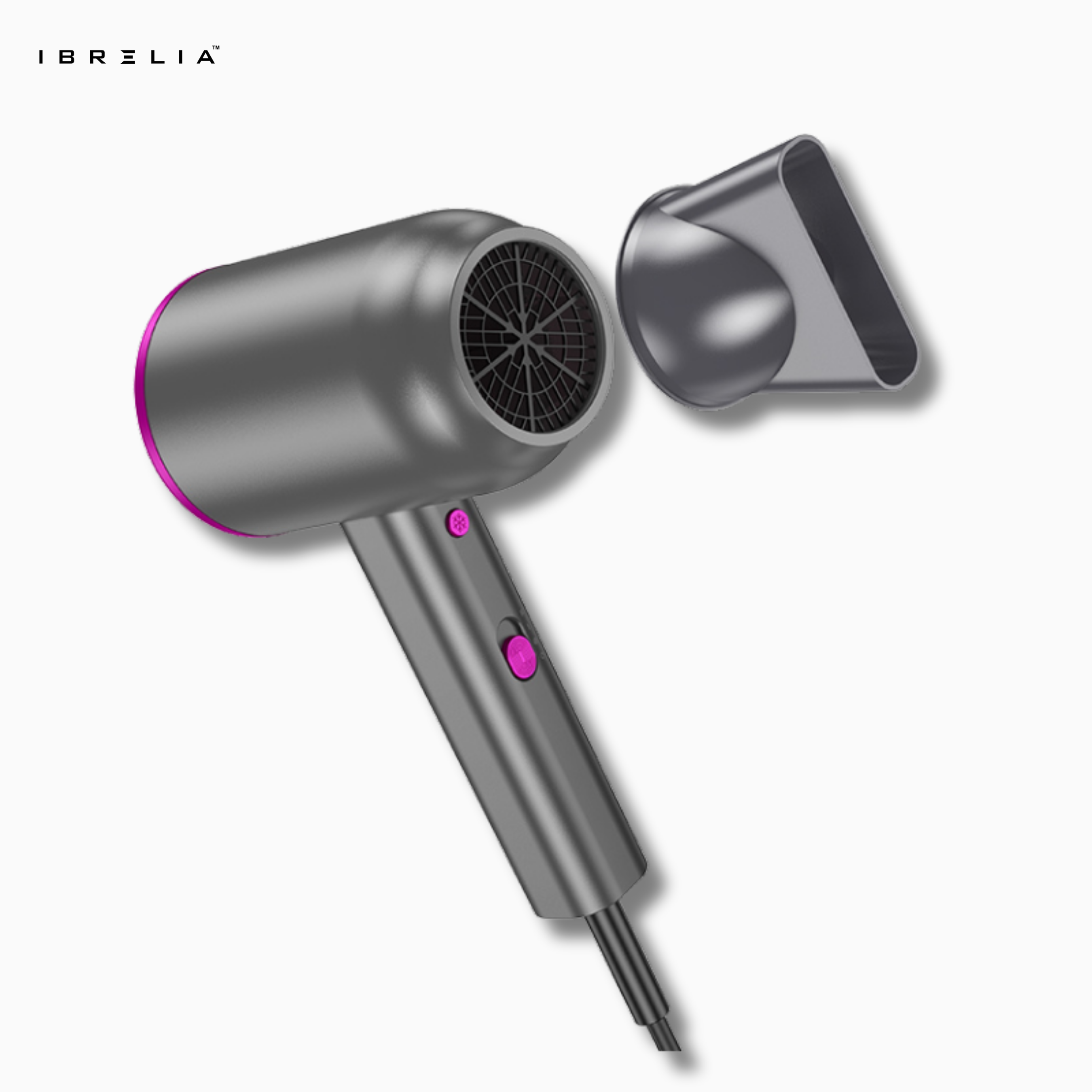 HOCO HP13 Hot & Cold Hair Dryer | Low Noise Portable Dryer | 360° Nozzle | IBRELIA™
