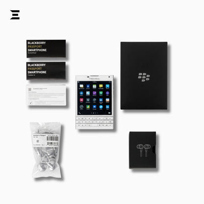 BlackBerry Passport SQW100-1 Pure White | Brand New | Complete Original Box & Accessories | Rare QWERTY Smartphone
