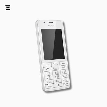 Nokia 515 White | Brand New Premium Aluminium Body 3G Classic Mobile Phone | 5MP Camera | Original Box