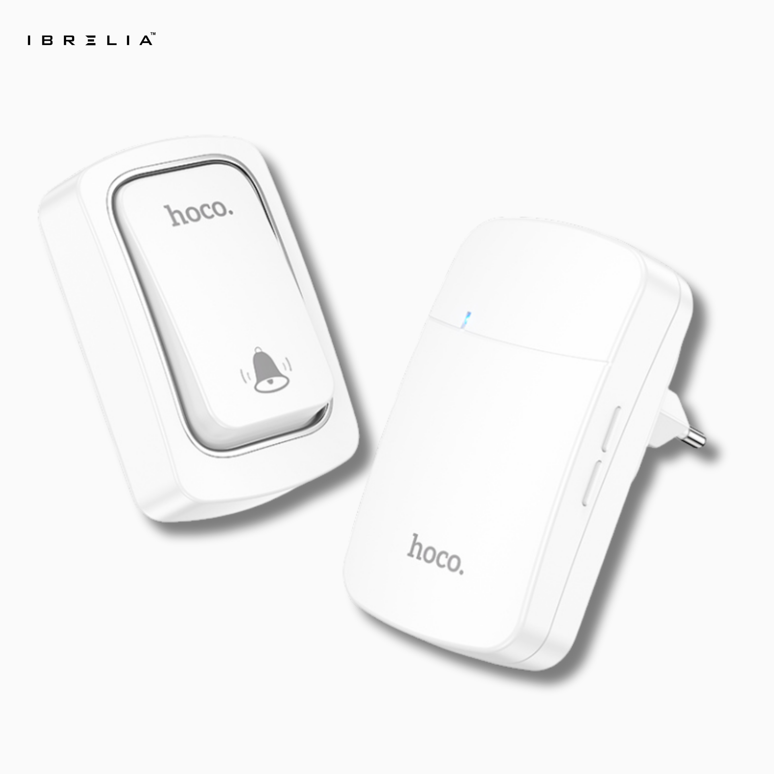 HOCO HI26 Self-Powered Wireless Doorbell Set – Battery-Free Smart Doorbell | IBRELIA™
