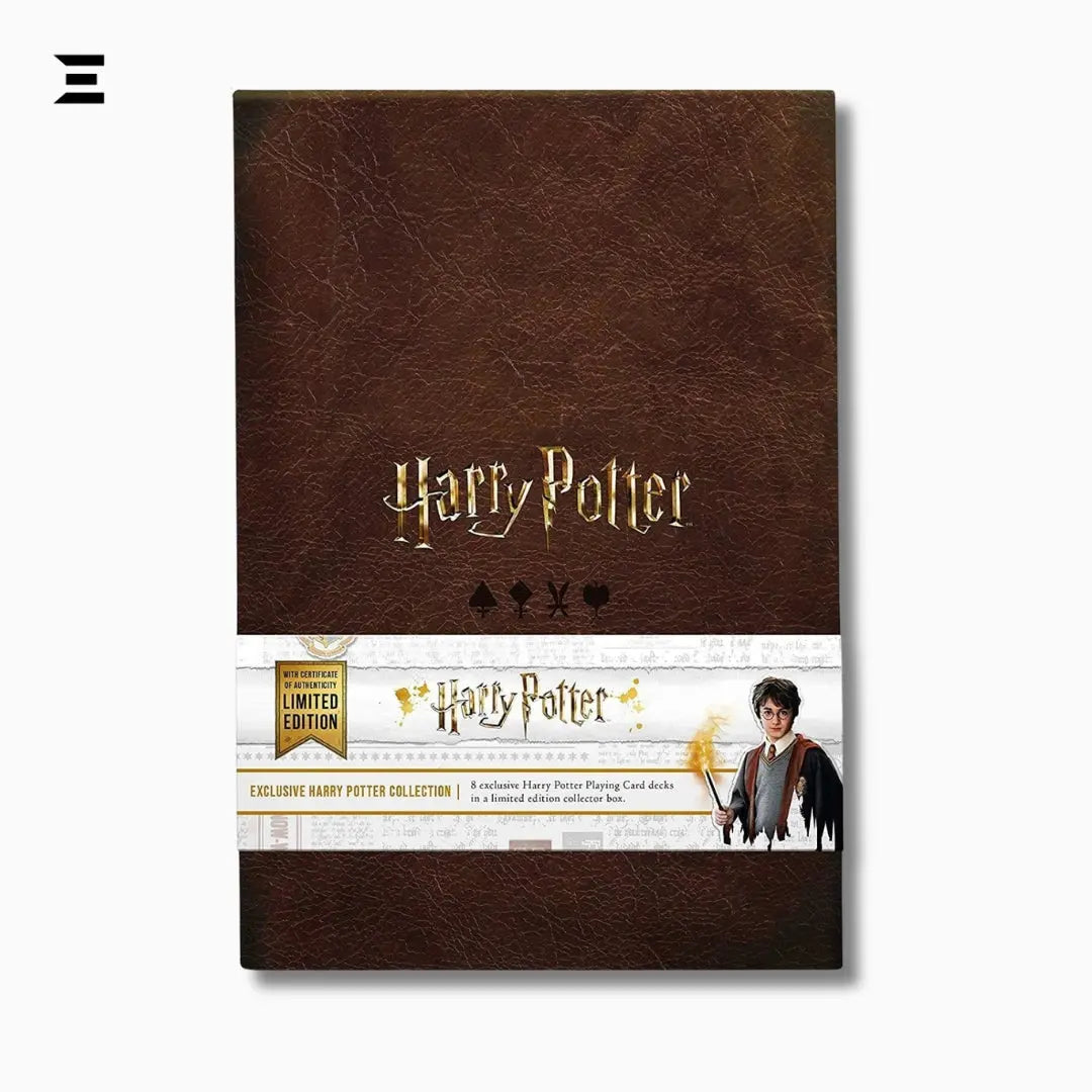Harry Potter Limited Edition Playing Card Collection – 8 Deck Collector’s Box with Certificate of Authenticity IBRELIA