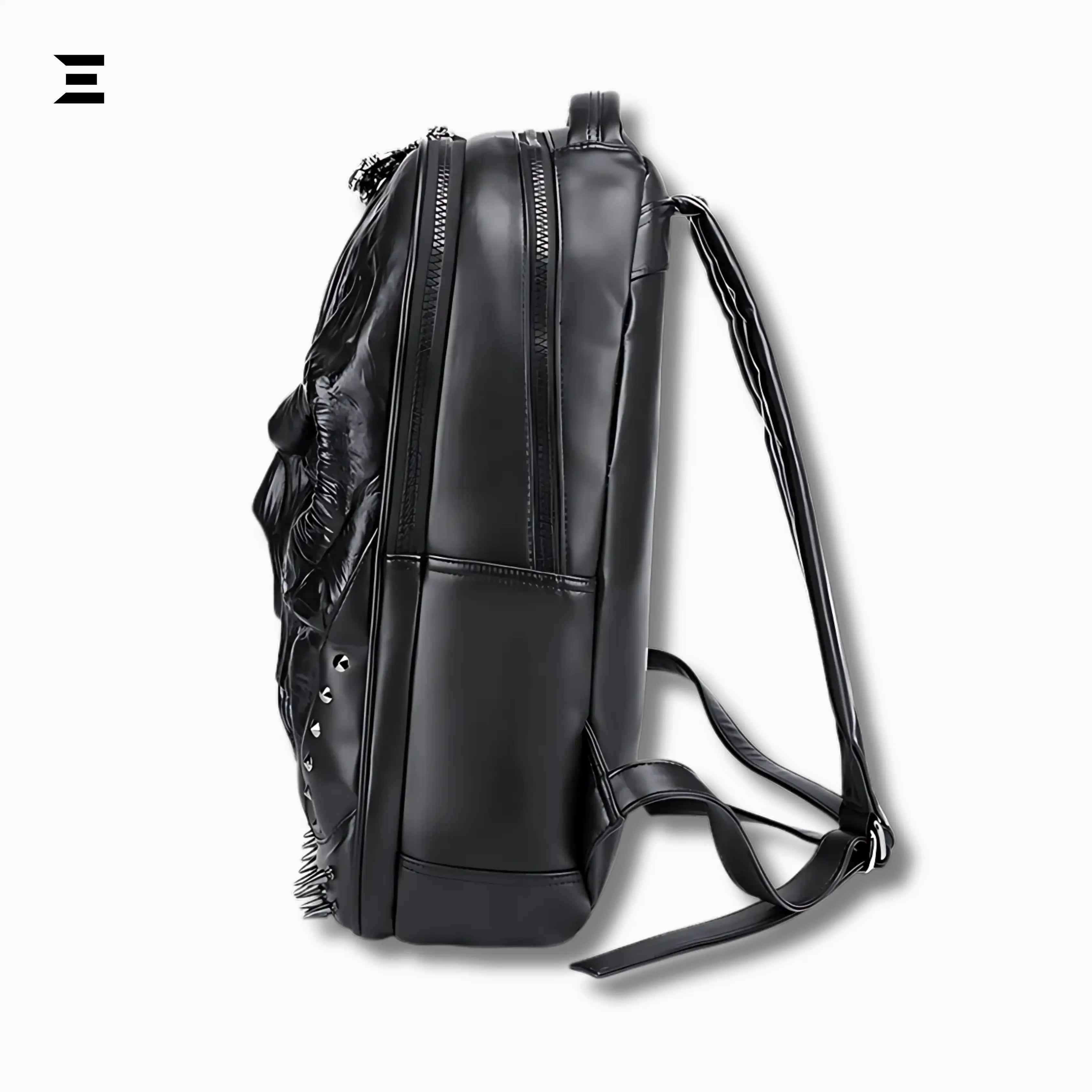 3D Skull Backpack – PU Leather Rock Style Laptop & Travel Bag - IBRELIA™ IBRELIA