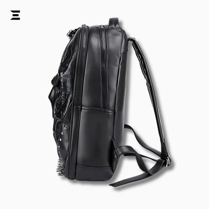 3D Skull Backpack – PU Leather Rock Style Laptop & Travel Bag - IBRELIA™ IBRELIA