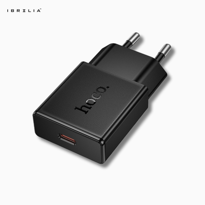 HOCO N72 Ultra-Thin GaN 20W Fast Charger (USB-C PD) | IBRELIA™
