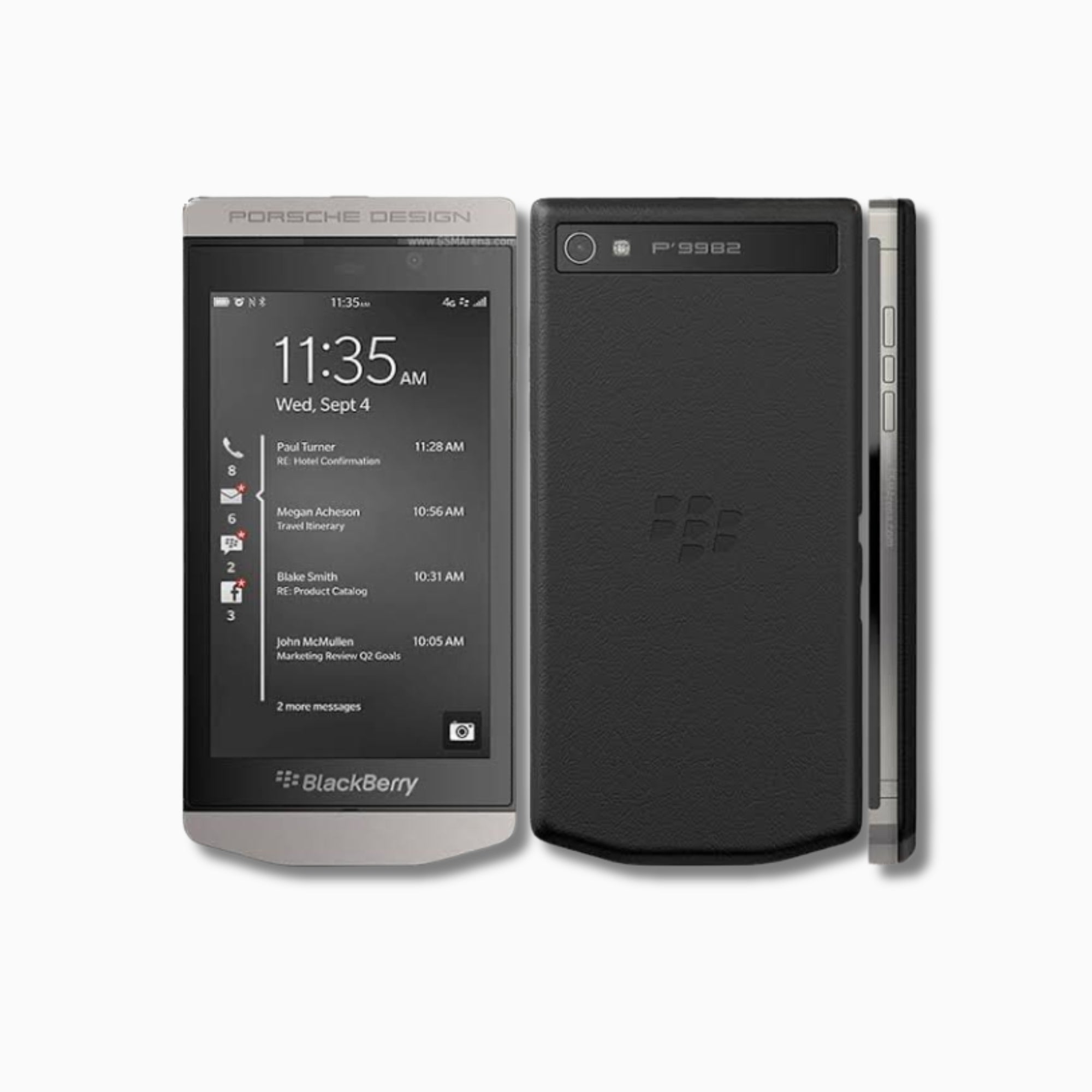 BlackBerry Porsche Design P’9982 – Brand New Collector’s Set with Original Box & Accessories