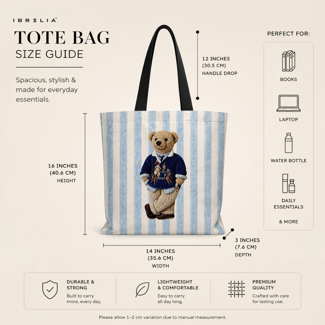 IBRELIA™ Classic Cartoon Characters Tote Bag – Retro Animation Tote