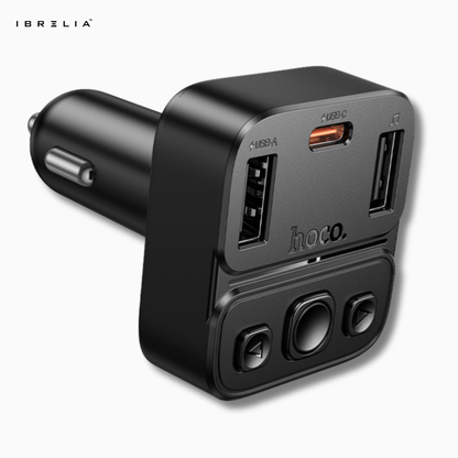 HOCO E87 – 35W High-Power In-Car Wireless FM Transmitter | IBRELIA™