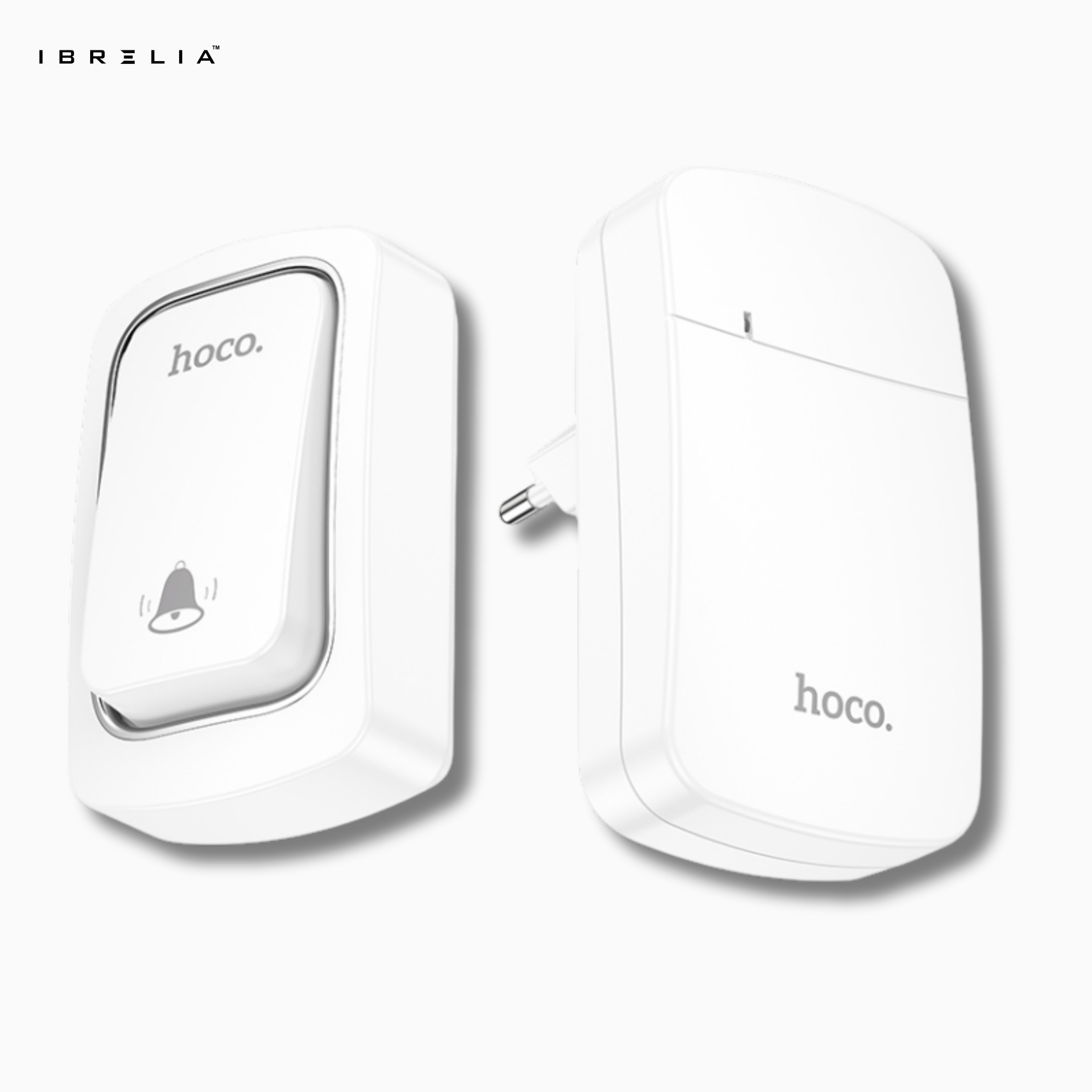 HOCO HI26 Self-Powered Wireless Doorbell Set – Battery-Free Smart Doorbell | IBRELIA™
