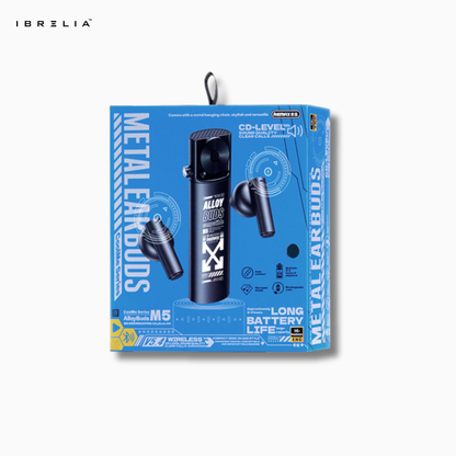 REMAX AlloyBuds M5 Metal TWS Earbuds | CoolMe Series | CD-Level Sound & Long Battery | IBRELIA™
