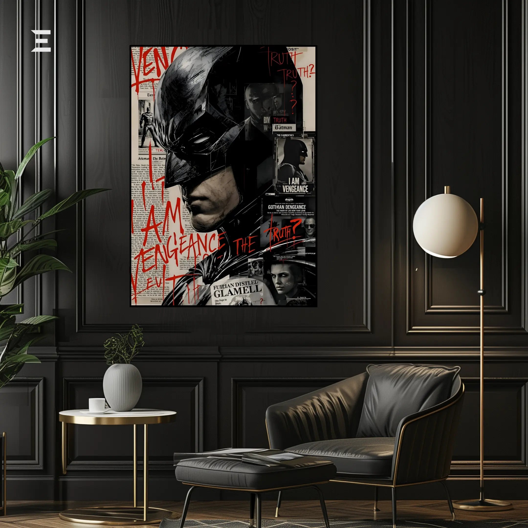 Batman Graffiti Resin Wall Art – “I Am Vengeance” Edition | IBRELIA IBRELIA