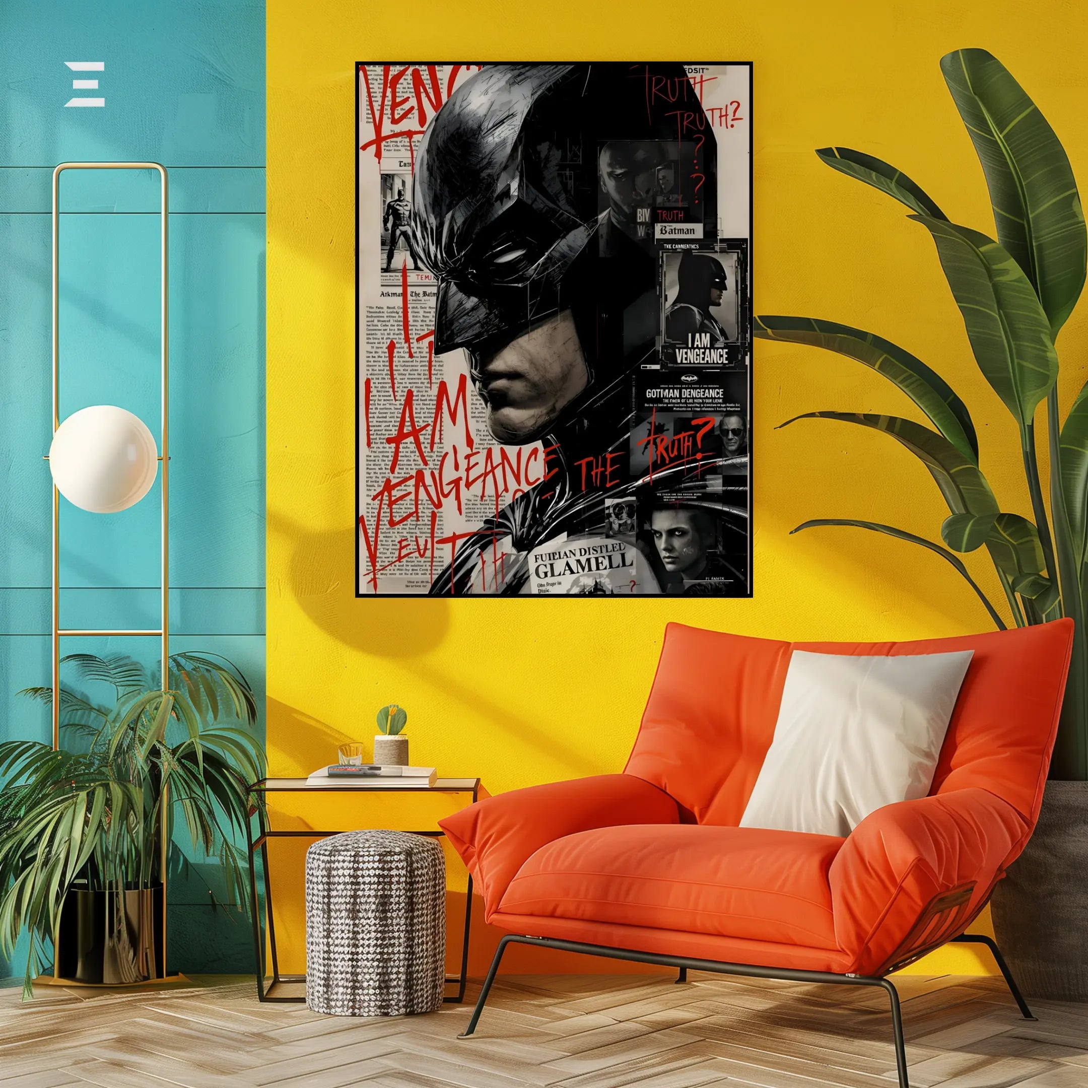 Batman Graffiti Resin Wall Art – “I Am Vengeance” Edition | IBRELIA IBRELIA