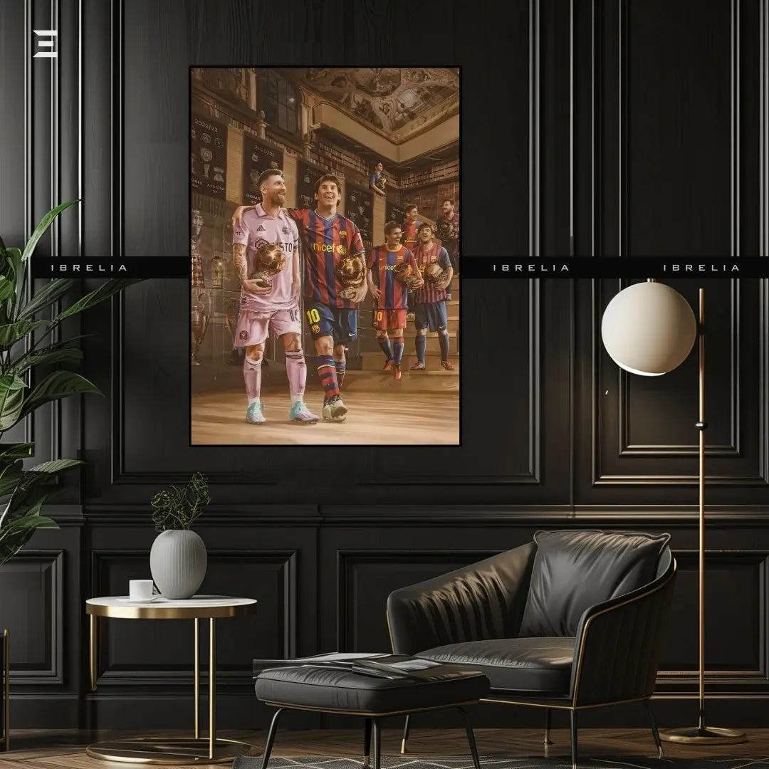 Lionel Messi Resin Wall Art – Ballon d’Or Legacy Edition IBRELIA