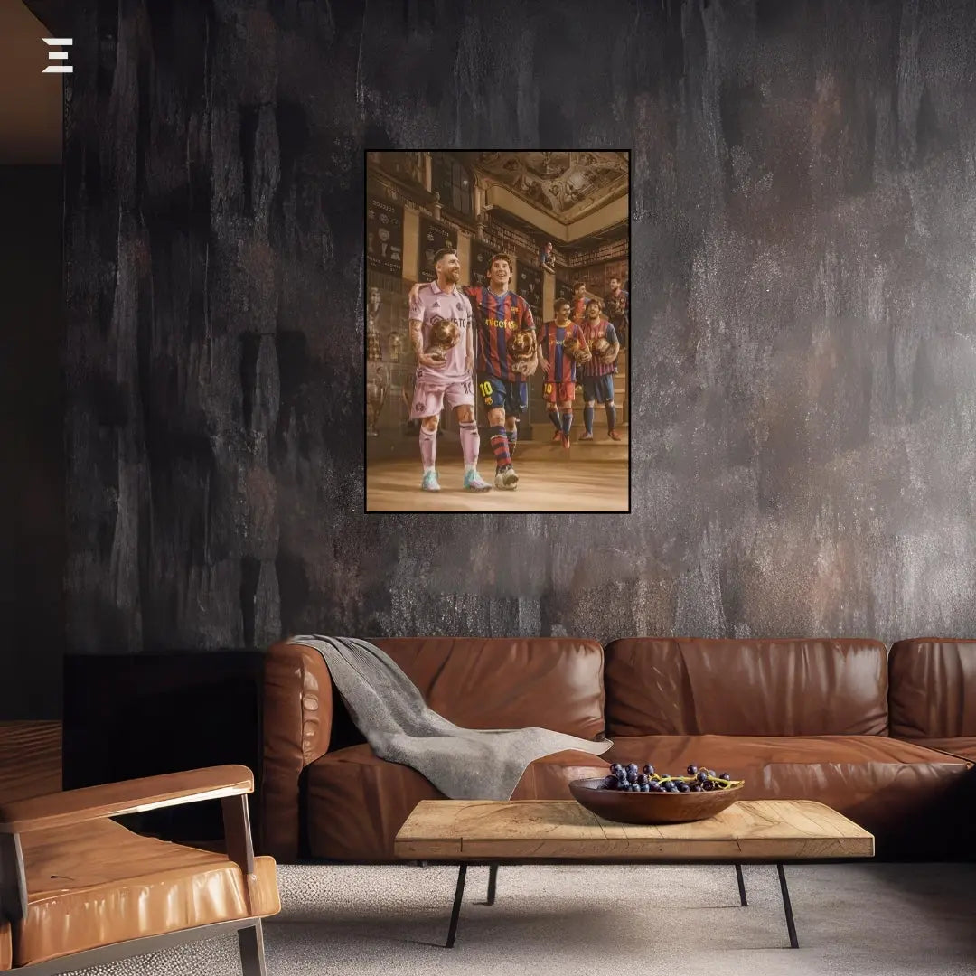 Lionel Messi Resin Wall Art – Ballon d’Or Legacy Edition IBRELIA