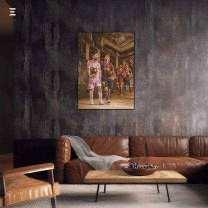 Lionel Messi Resin Wall Art – Ballon d’Or Legacy Edition IBRELIA