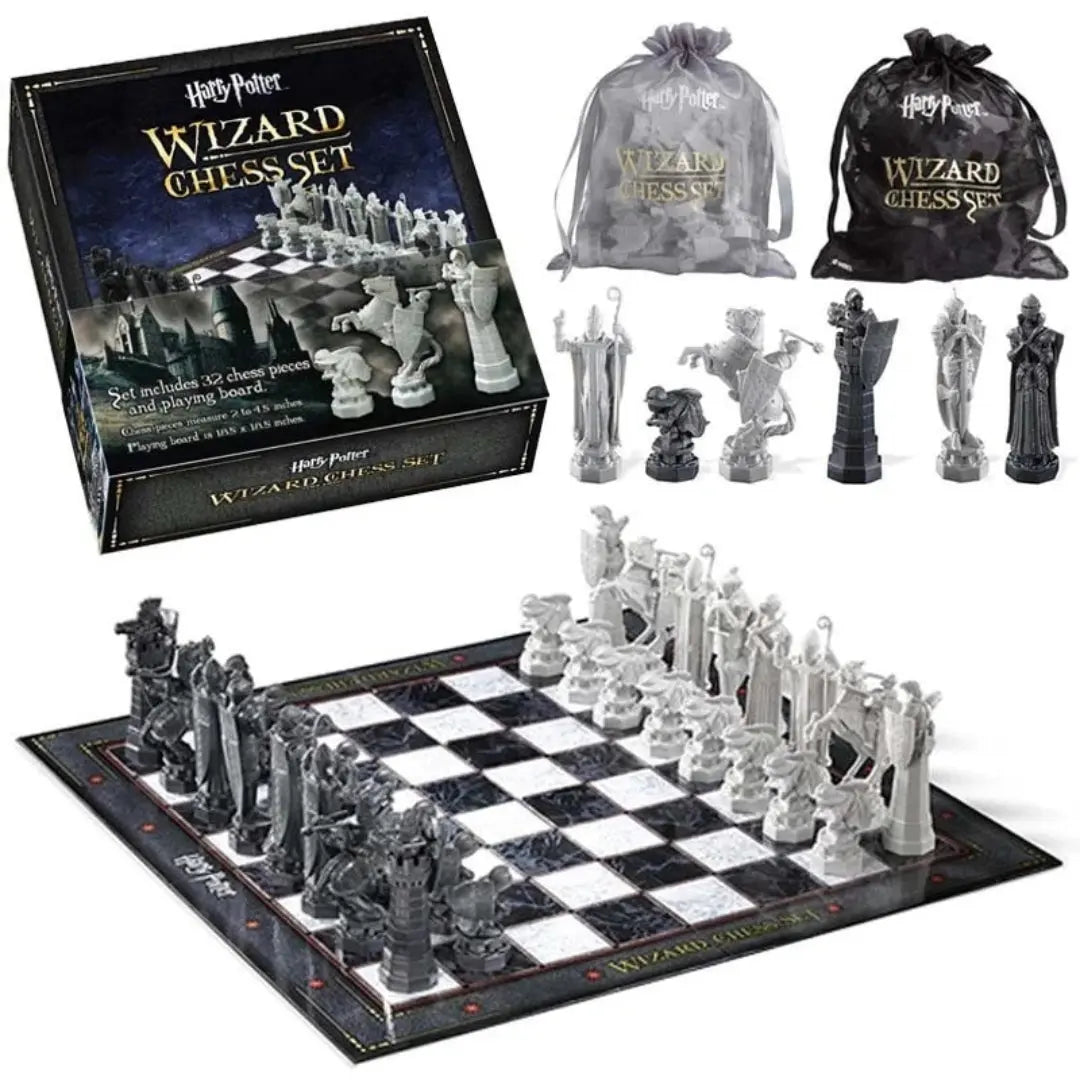 Harry Potter Wizard Chess Set – Official Movie Replica with Detailed Pieces & Board IBRELIA
