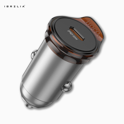 HOCO NZ16 Rigorous PD30W Mini Car Charger Set (C to iP) | 30W Fast Charging | IBRELIA™