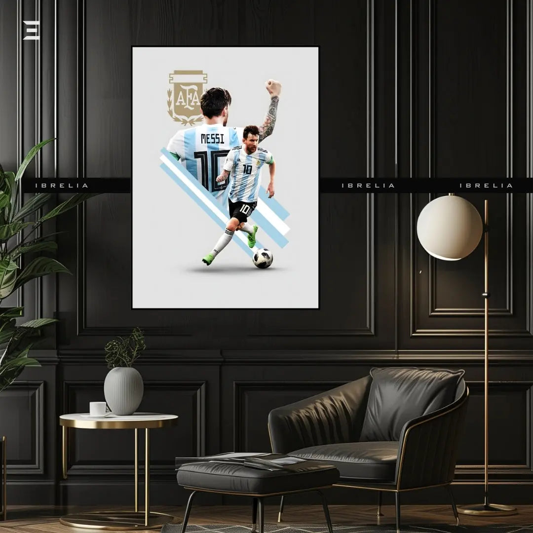 Lionel Messi Resin Wall Art – Argentina No.10 AFA Edition IBRELIA