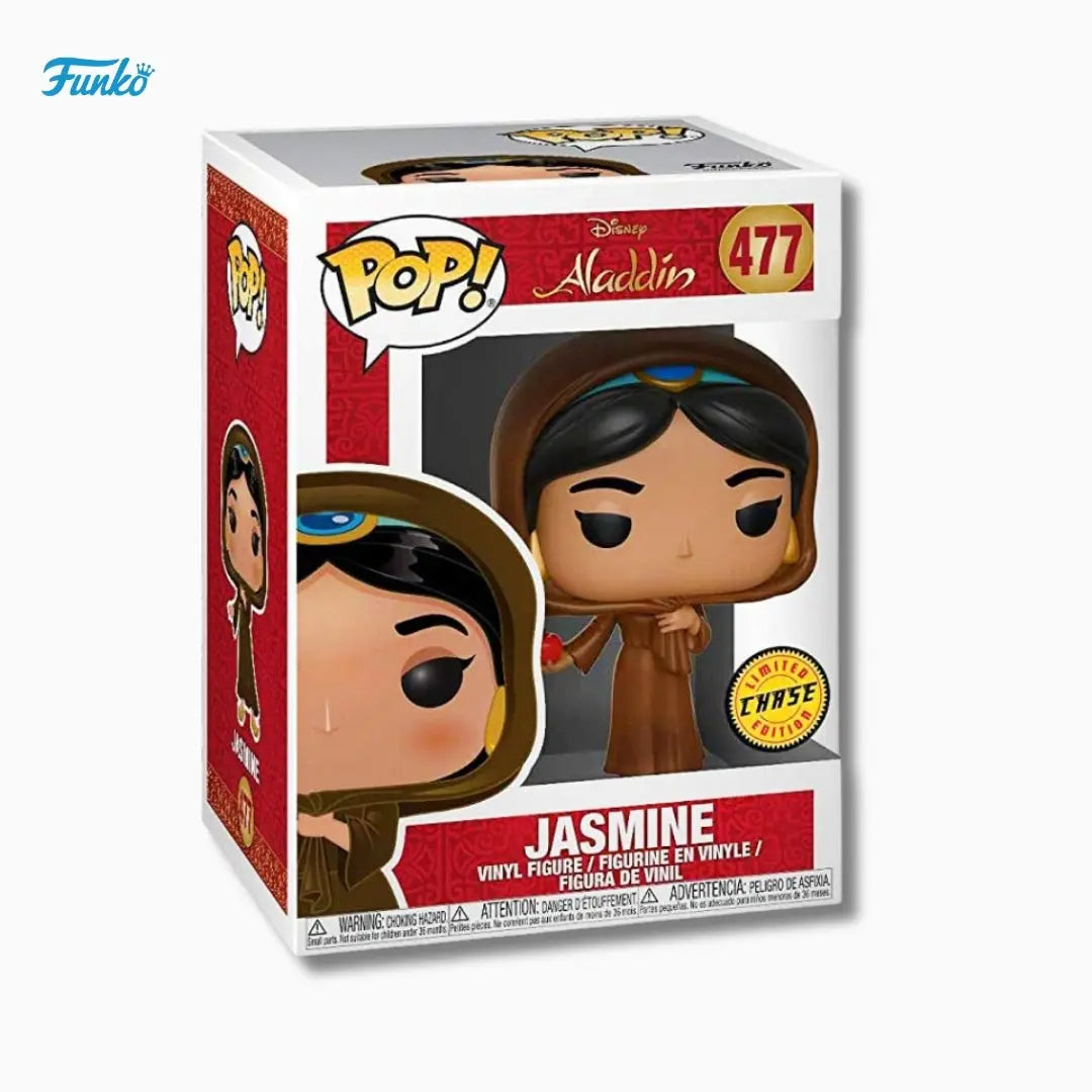 Funko Pop! Disney: Aladdin – Jasmine #477 (Chase Edition, 4-Inch Vinyl Figure) IBRELIA