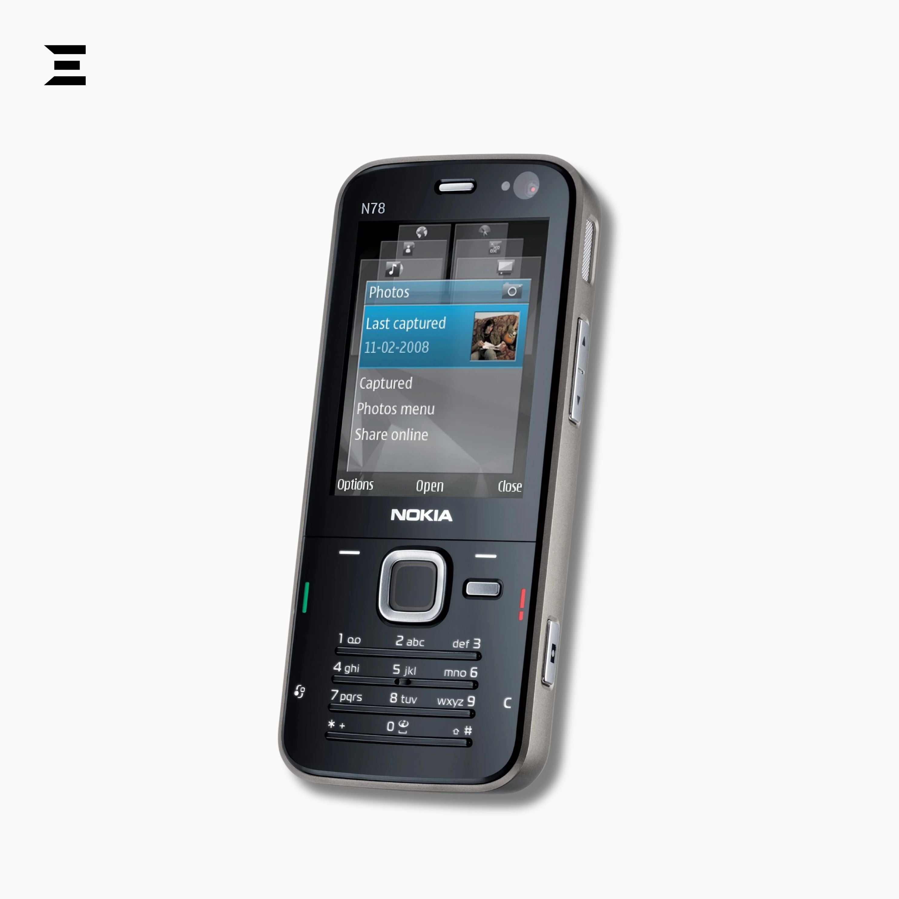 Nokia N78 Black (Brand New – Only Phone) | Original Nokia Nseries Smartphone | Carl Zeiss 3.2MP Camera | Rare Collector's Edition